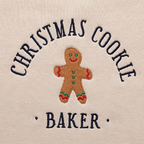 Personalized Christmas Cookie Baker Gingerbread Man Embroidered Sweatshirt