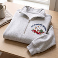 Off to Regulate Emotions Picnic Goose embroidered sweatshirt — front view