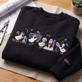 Personalized Engineer Duck Aerospace Rocket Satellite embroidered sweatshirt — front view