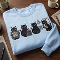 Radiology Black Cats X-Ray Tech Xray Technologist embroidered sweatshirt — front view