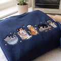 Baking Cats Chef Hat Flour Bowl Cookie Sheet Whisk Stars embroidered sweatshirt — front view