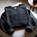 Mls Medical Laboratory Scientist Collegiate Letters embroidered sweatshirt — front view