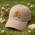 Desert Cactus Sunset Southwest Scene Embroidered Hat — Baseball Cap