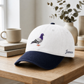 Personalized Pigeon Bird Embroidered Two-Tone Hat