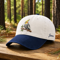 Personalized Cockatiel Bird On Branch Embroidered Two-Tone Hat