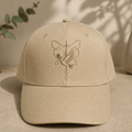 Faith Dove Cross Butterfly Floral Embroidered Hat
