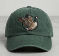 Canada Goose Flying Wings Wildlife Bird Watcher Embroidered Hat — Washed Hat