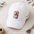 Personalized Custom Pet Portrait Smiling Dog Embroidered Hat