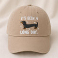 Dachshund It's Been A Long Day Funny Wiener Dog Embroidered Hat — Baseball Cap