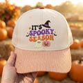 Halloween It's Spooky Season Witch Hat Ghost Pumpkin Bats Embroidered Hat — Baseball Cap