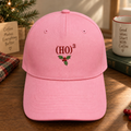 Funny Christmas (HO)³ Ho Ho Ho Holly Math Embroidered Hat