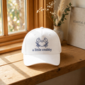 A Little Crabby Cute Crab Coastal Summer Embroidered Hat