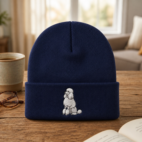 Personalized Poodle Dog Lover Embroidered Beanie