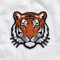 Tiger Head Wild Animal Jungle Cat Iron On Embroidered Patch — Iron-on patch