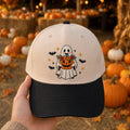 Halloween Cute Ghost Floral Pumpkin Bats Stars Iron On Embroidered Patch — Iron-on patch