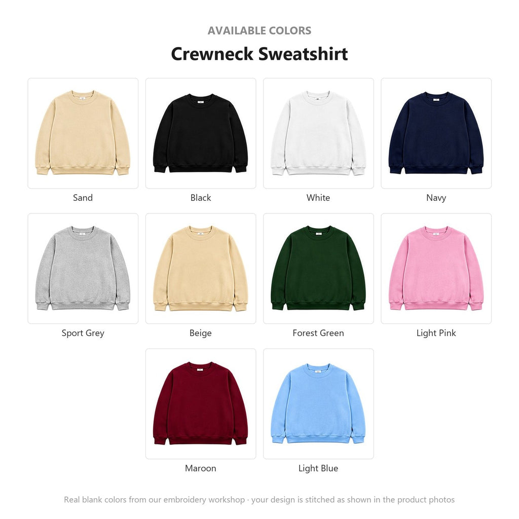 Available colors — real fabric shades of this item
