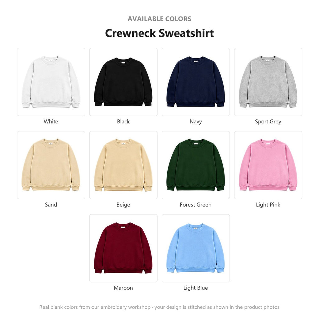 Available colors — real fabric shades of this item