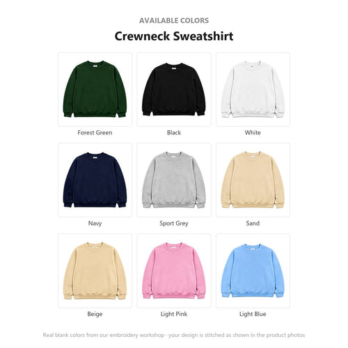 A Book a Day Keeps Mental Breakdowns Away embroidered sweatshirt — front view